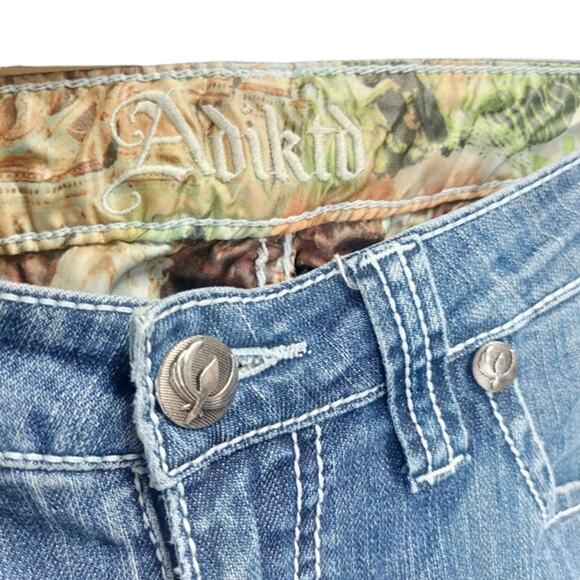 Adiktd Boot Cut Cowgirl Embroidered Pocket Jeans 6/W29‎ - Picture 3 of 3